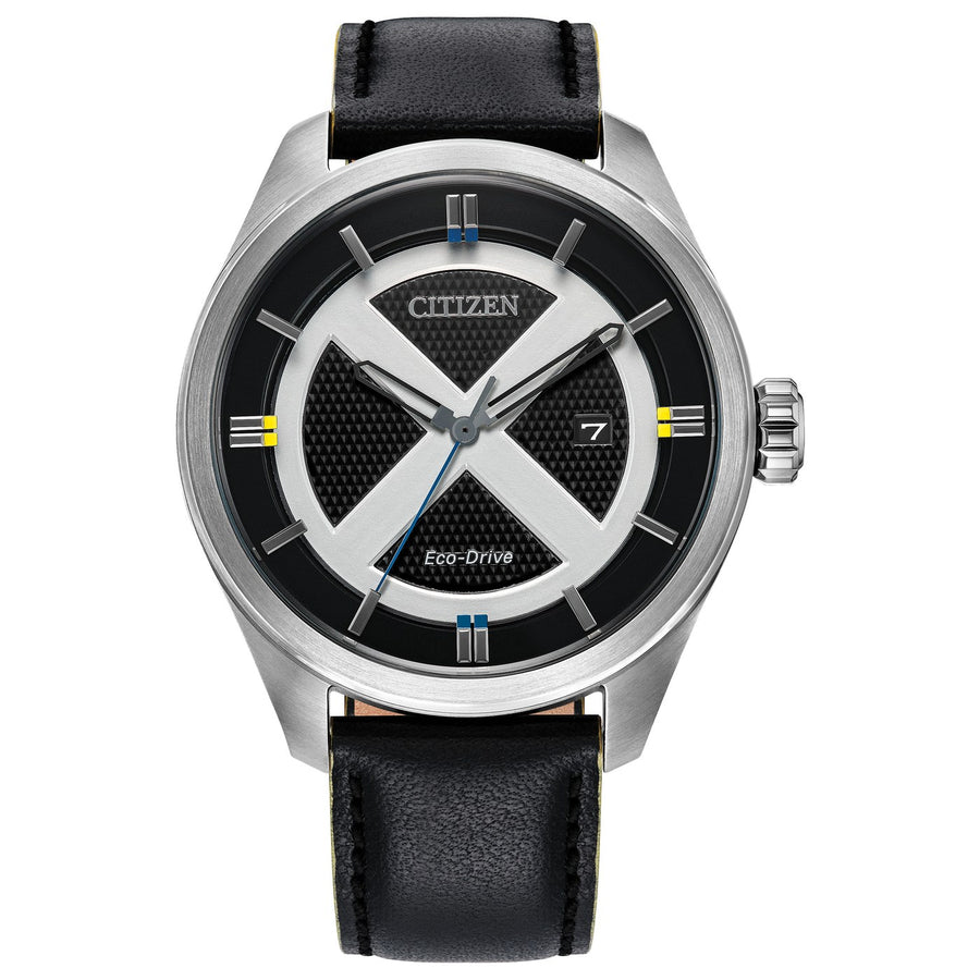 Citizen X-Men AW5007-17W eco-drive leather watch