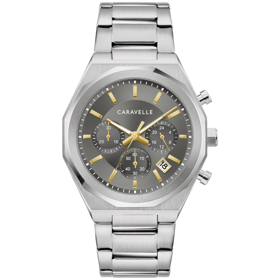 Caravelle Dress 43A158 quartz stainless steel watch