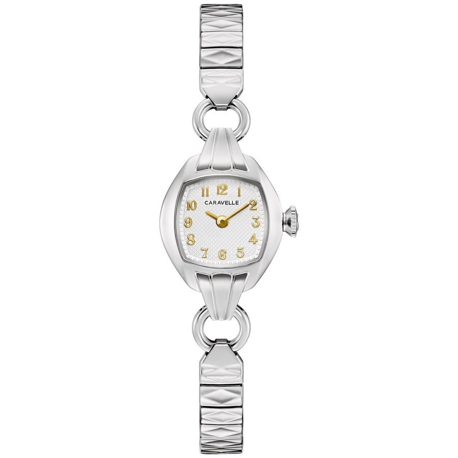 Caravelle Vintage Golden Age 43L225 quartz stainless steel watch