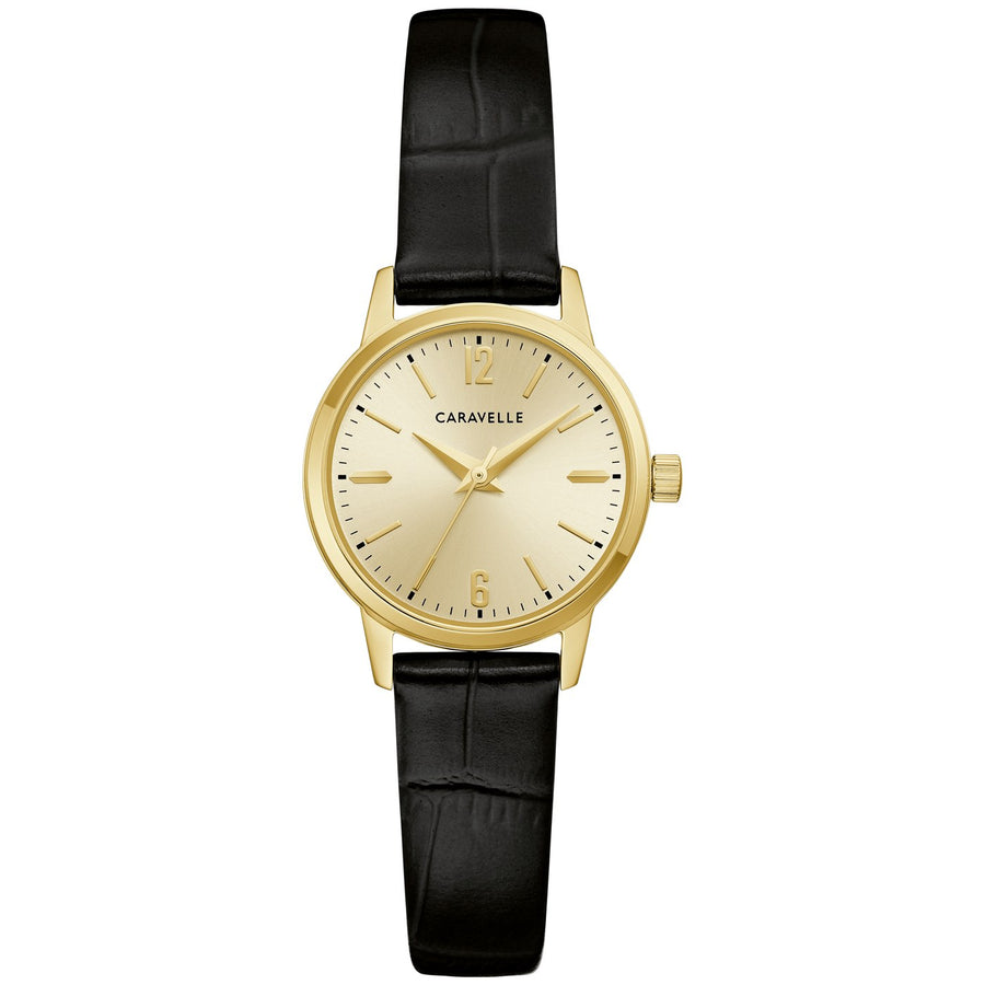Caravelle Classic 44L272 quartz leather watch