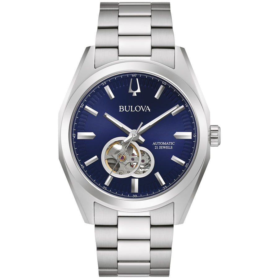 Bulova Surveyor 96A275 automatic stainless steel watch