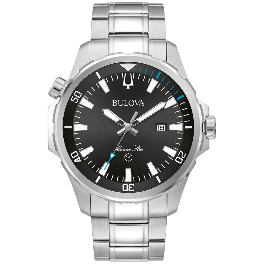 Bulova Marine Star 96B382 quartz stainless steel watch
