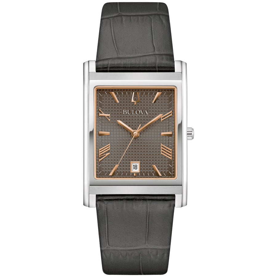 Bulova Classic 96B443 quartz leather watch