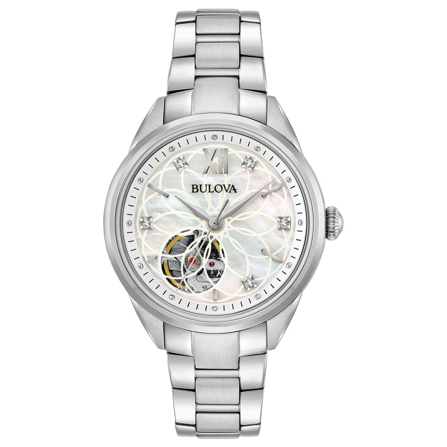 Bulova Sutton 96P181 automatic stainless steel watch