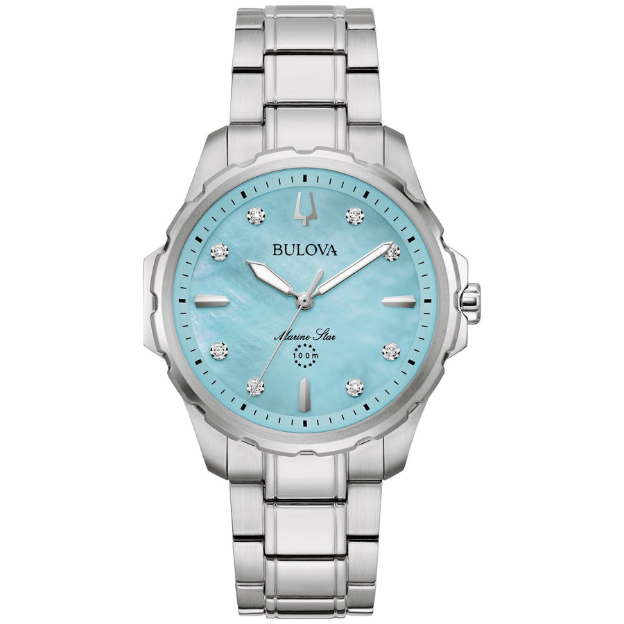 Bulova Marine Star 96P248 quartz stainless steel watch