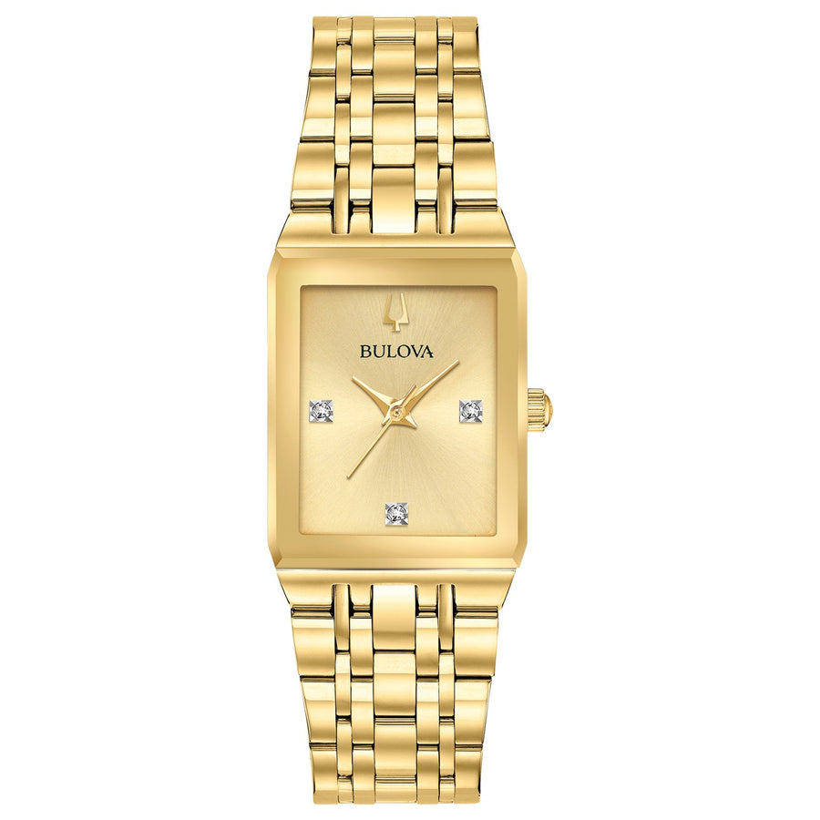 Bulova Quadra 97P140 quartz stainless steel watch