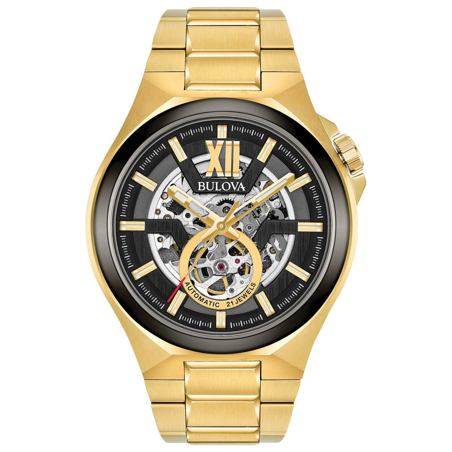 Bulova Maquina 98A178 automatic stainless steel watch