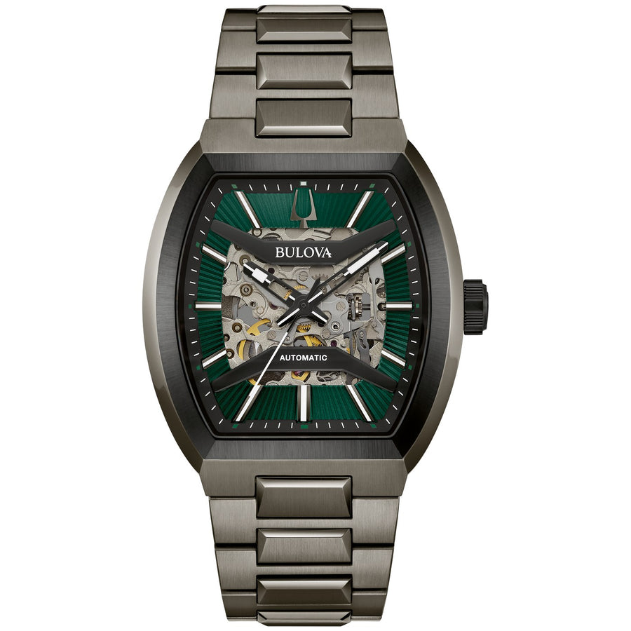 Bulova Maquina 98A321 automatic stainless steel watch