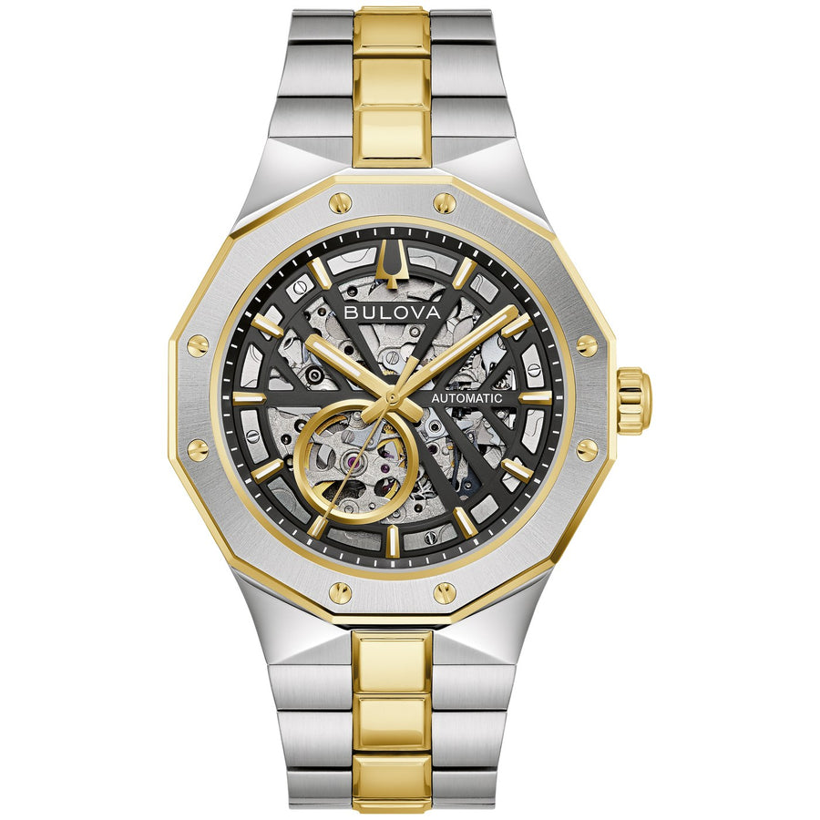 Bulova Prestige 98A339 automatic stainless steel watch