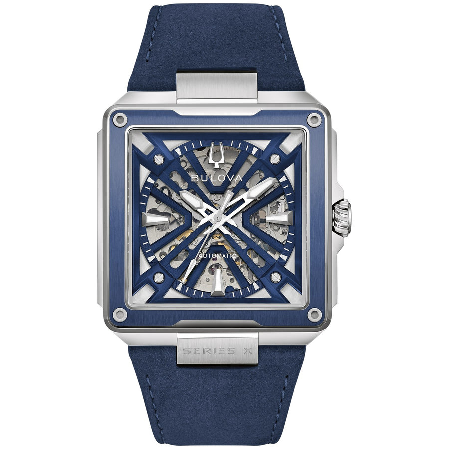 Bulova Series X 98A342 automatic leather watch