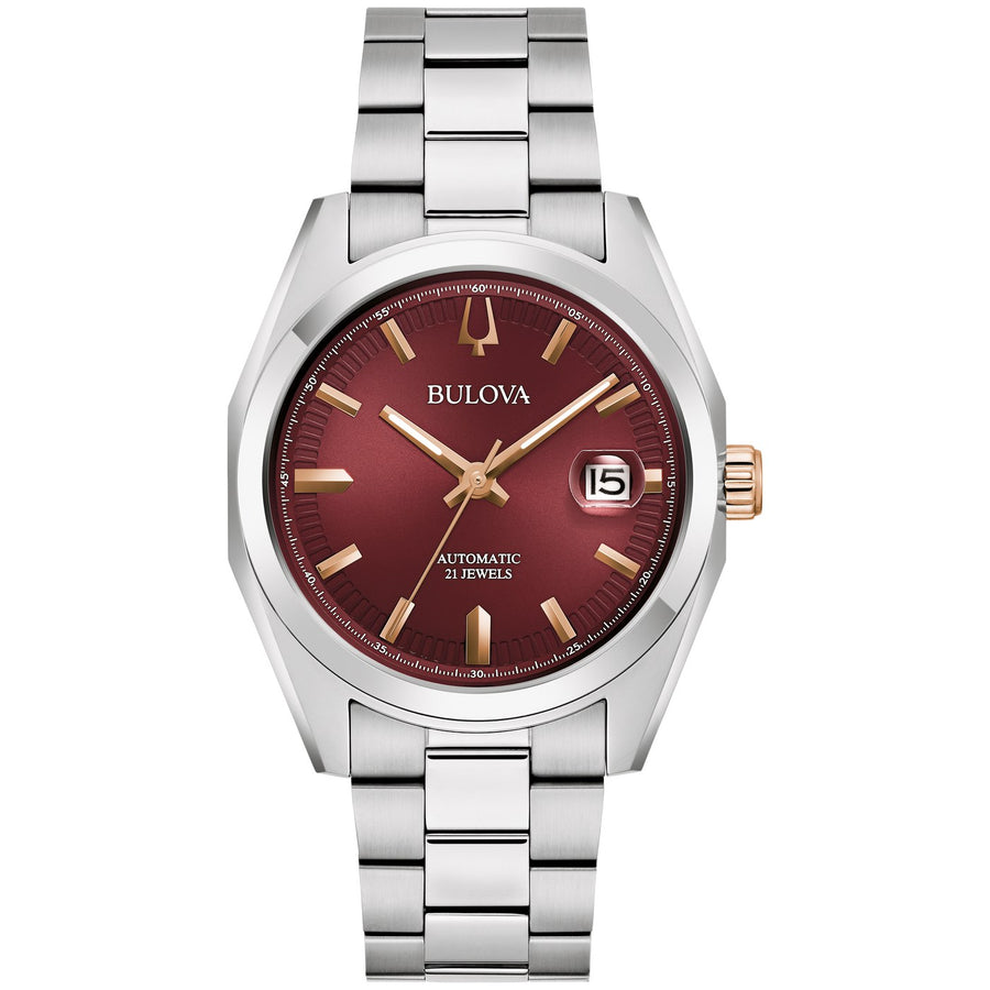 Bulova Surveyor 98B422 automatic stainless steel watch