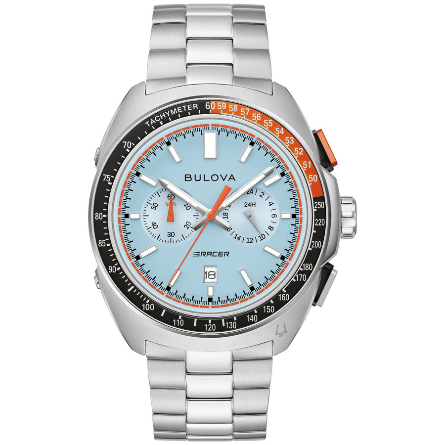 Bulova Racer 98B432 quartz stainless steel watch