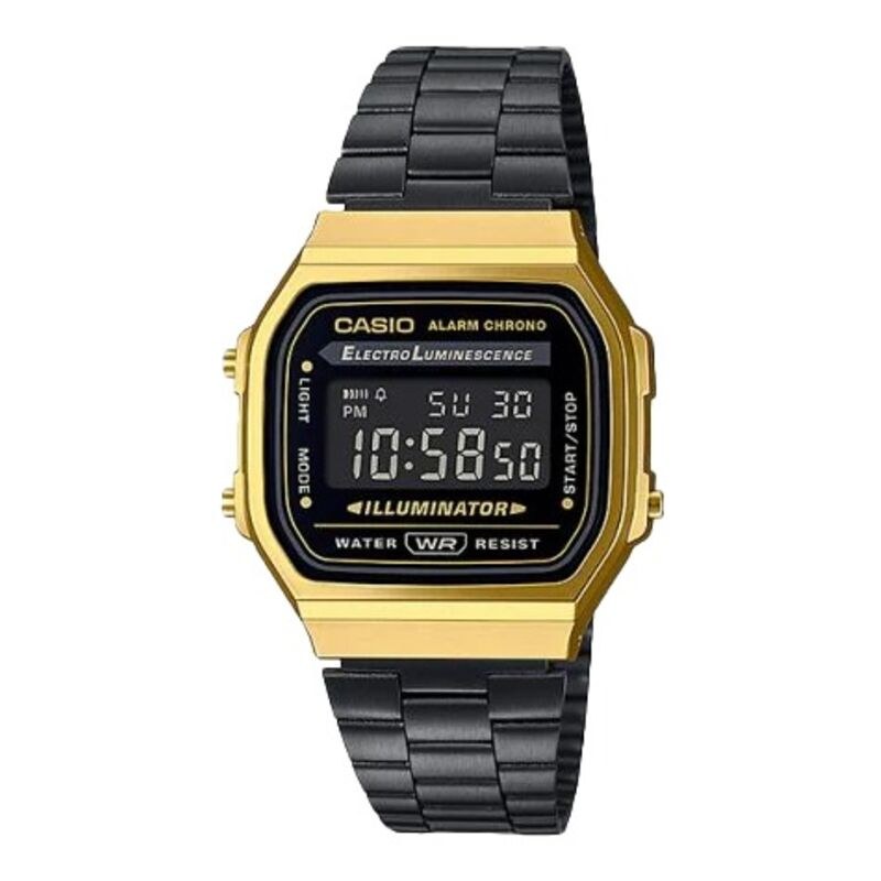 Casio Vintage A168WEGB-1BVT Grey quartz stainless steel watch