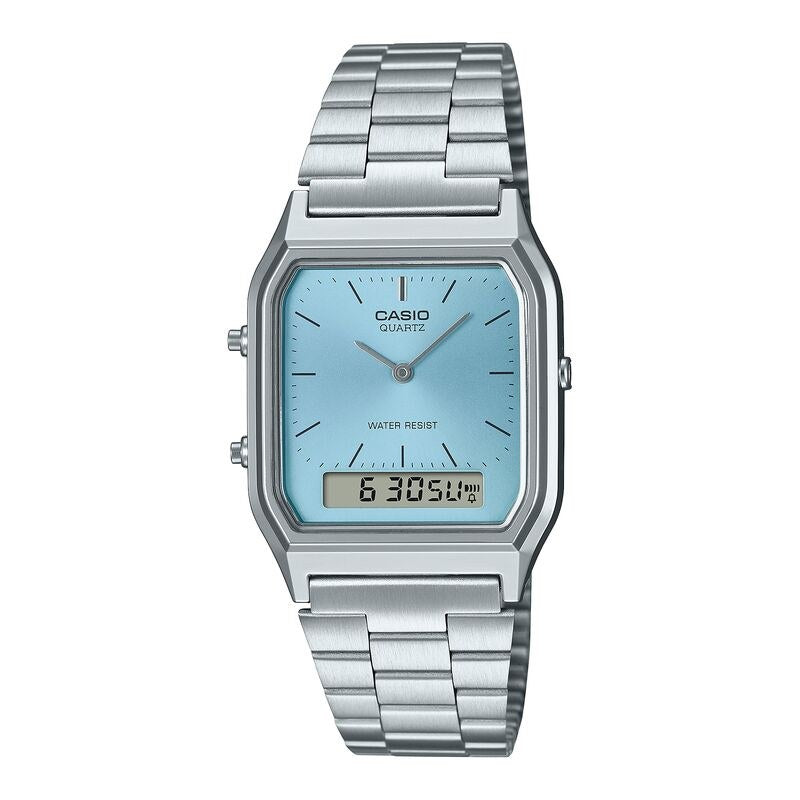 Casio Classic AQ230A-2A1MQY Blue quartz stainless steel watch