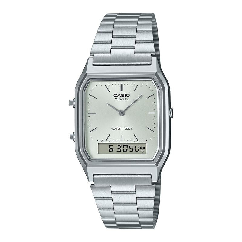 Casio Classic AQ230A-7AVT Silver quartz stainless steel watch