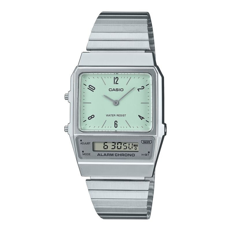 Casio Classic AQ800E-3AVT Green quartz stainless steel watch