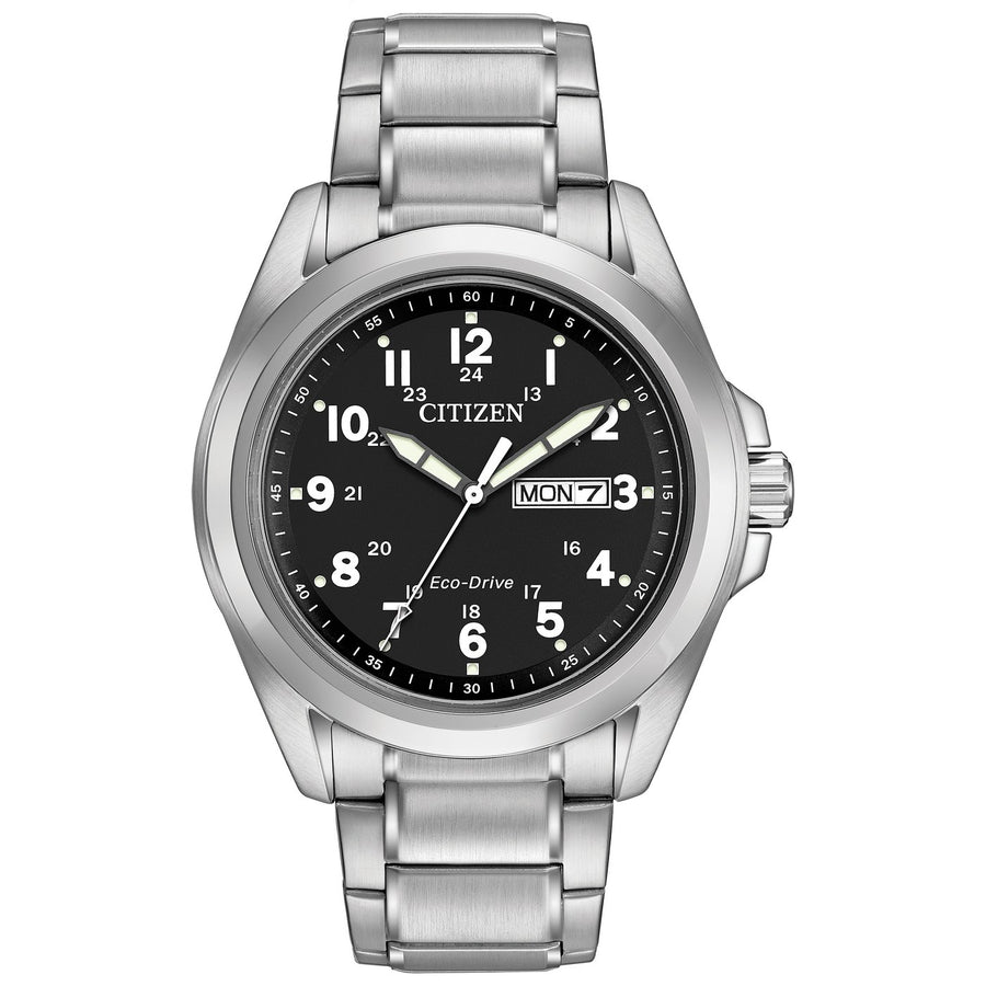 Citizen Garrison AW0050-82E eco-drive stainless steel watch