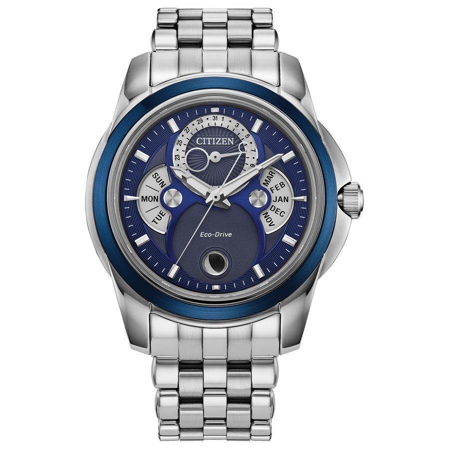 Citizen Calendrier BU0088-51H eco-drive stainless steel watch