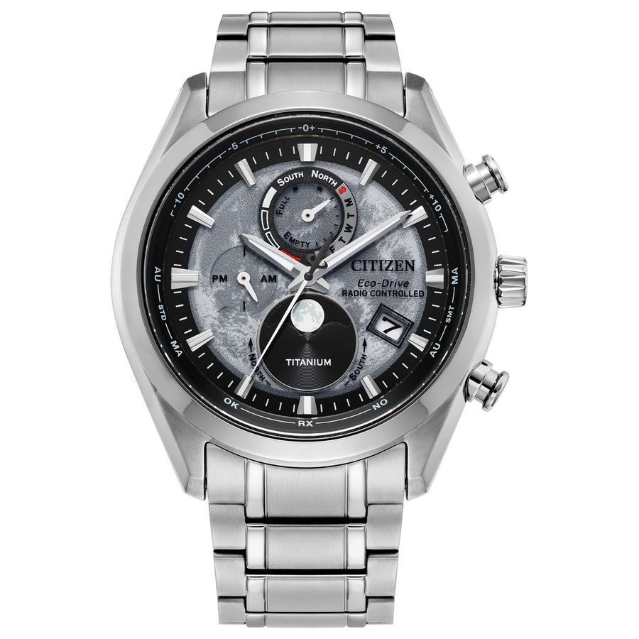 Citizen Tsuki-yomi A-T BY1010-57H Grey eco-drive super titanium watch