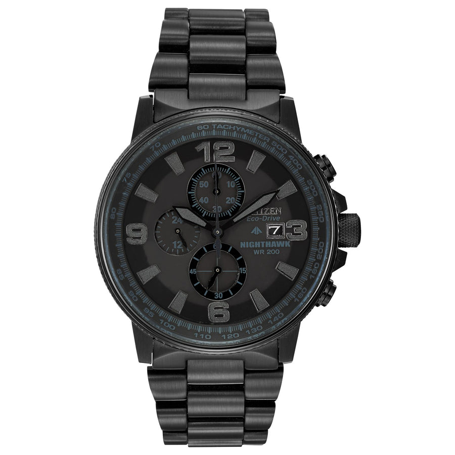 Citizen Nighthawk CA0295-58E eco-drive stainless steel watch