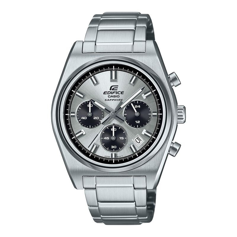 Casio Edifice EFB730D-7AV Grey quartz stainless steel watch