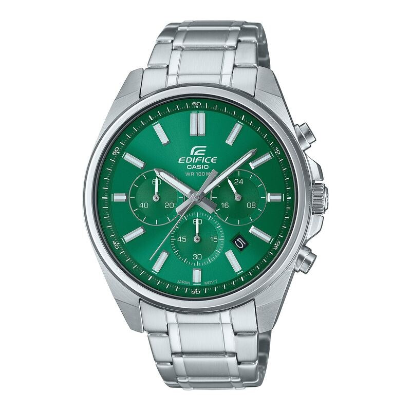Casio Edifice EFV650D-3AV Green quartz stainless steel watch