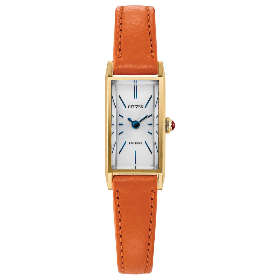 Citizen Fio EG7122-04A eco-drive leather watch