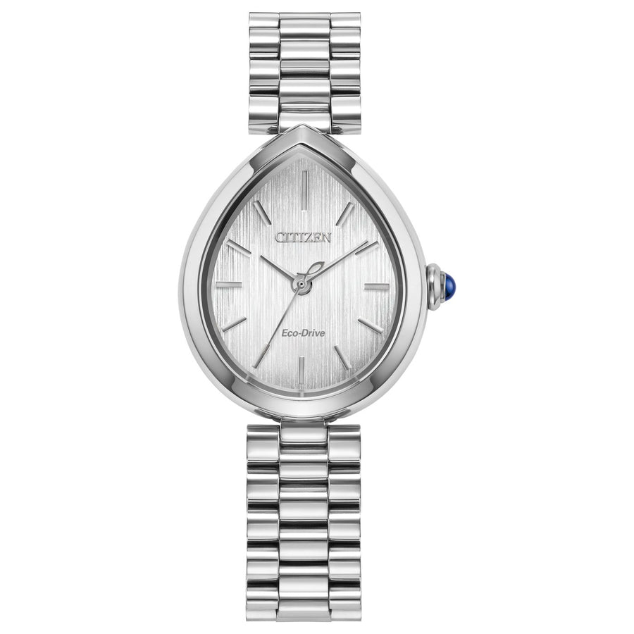 Citizen Citizen L Rainell EM1200-55A White eco-drive stainless steel watch
