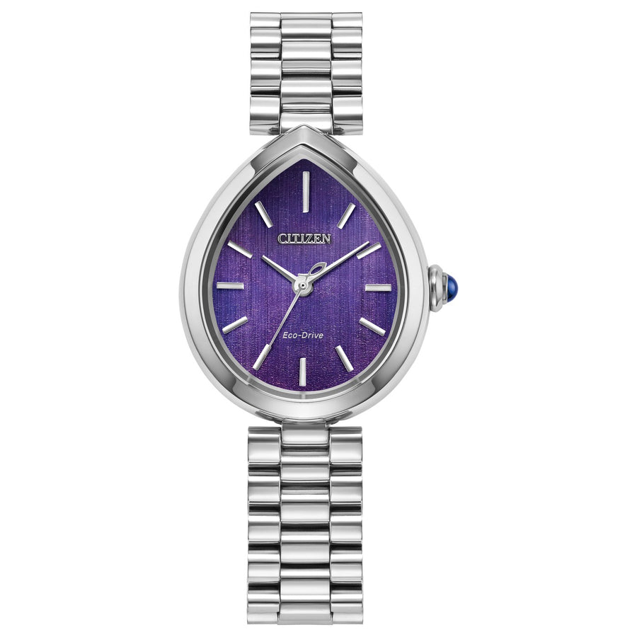 Citizen Citizen L Rainell EM1200-55X Purple eco-drive stainless steel watch