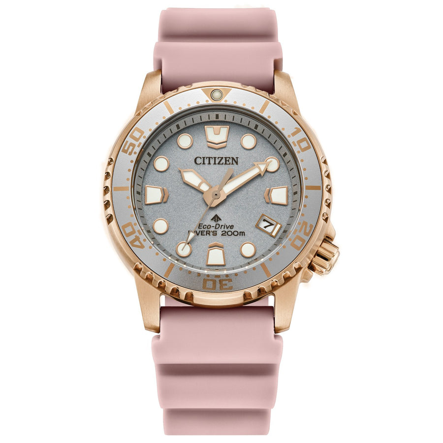 Citizen Promaster Dive EO2023-00A Silver eco-drive polyurethane watch