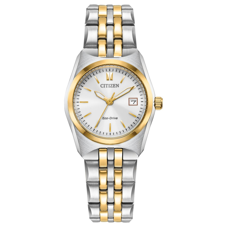 Citizen Corso EW2299-50A White eco-drive stainless steel watch