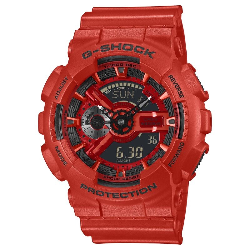 Casio G-Shock GA110RRB-4A Red quartz resin watch