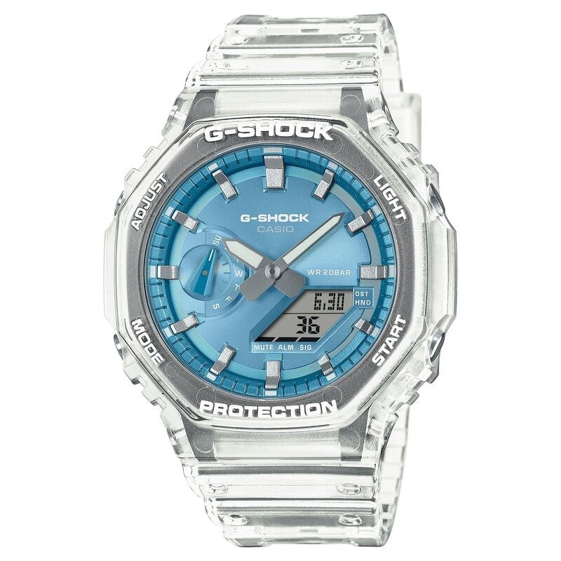 Casio G-Shock GA2100BM-7A2 Blue quartz resin watch
