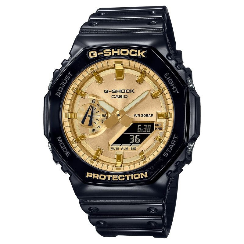 Casio G-Shock GA2100GB-1A Gold quartz resin watch