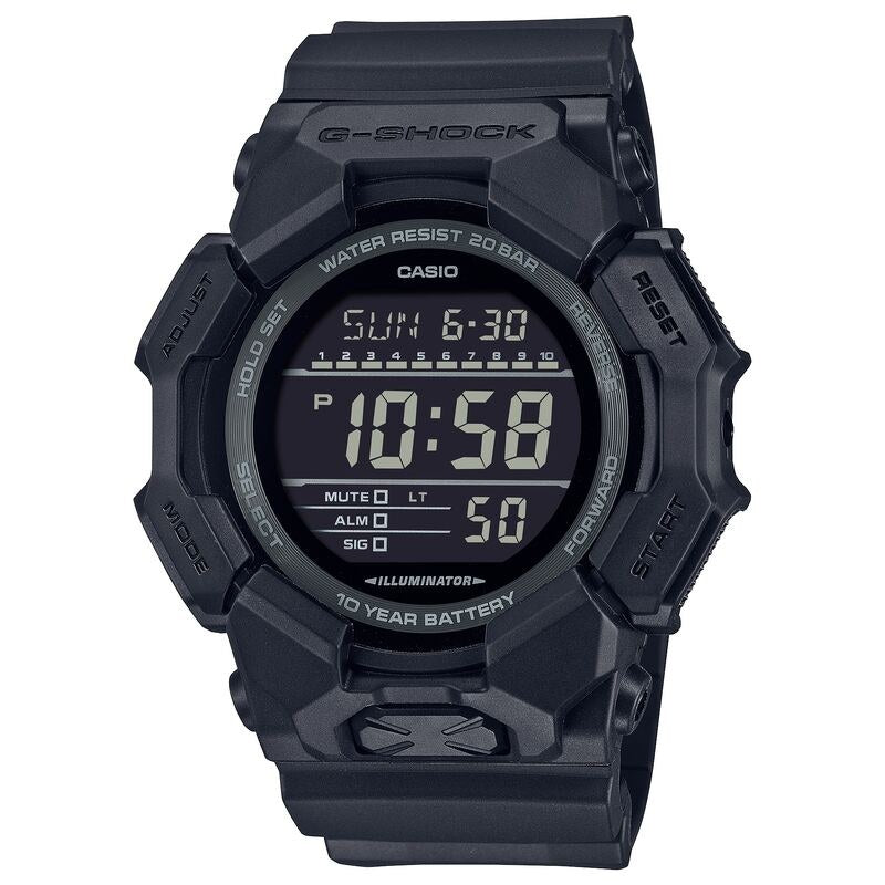 Casio G-Shock GD010-1A1 Black quartz resin watch