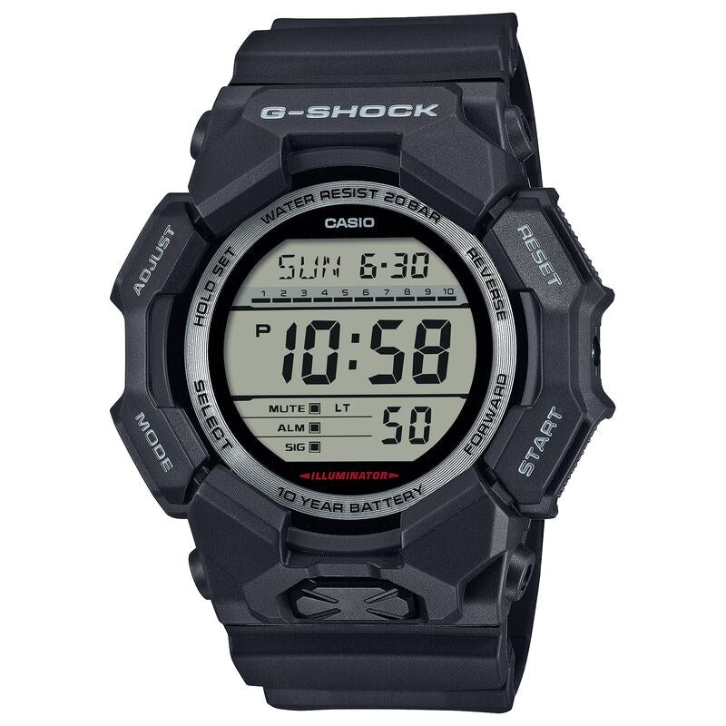 Casio G-Shock GD010-1 Silver quartz resin watch