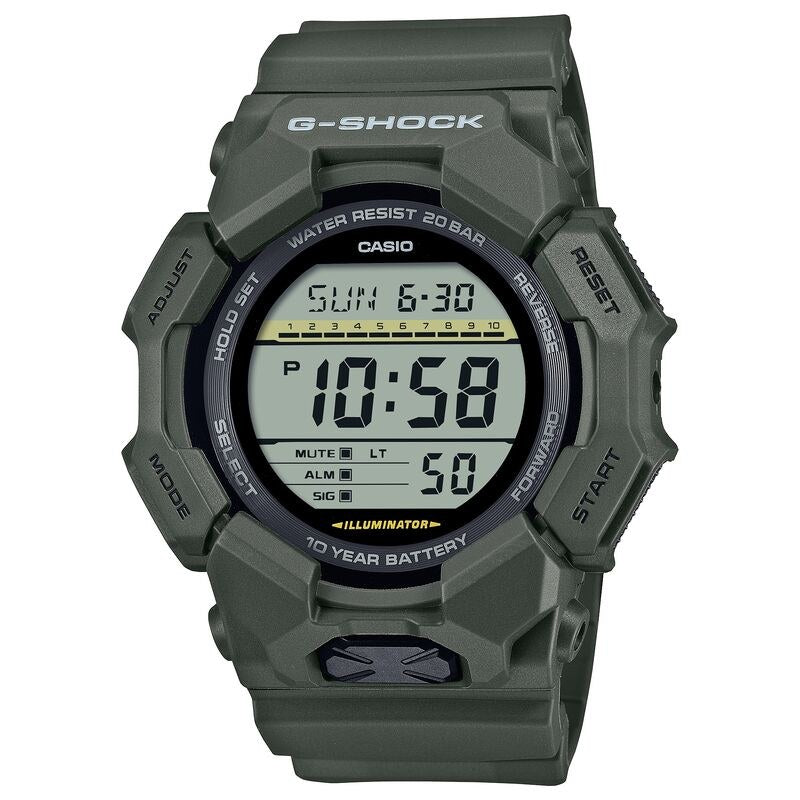 Casio G-Shock GD010-3 Silver quartz resin watch