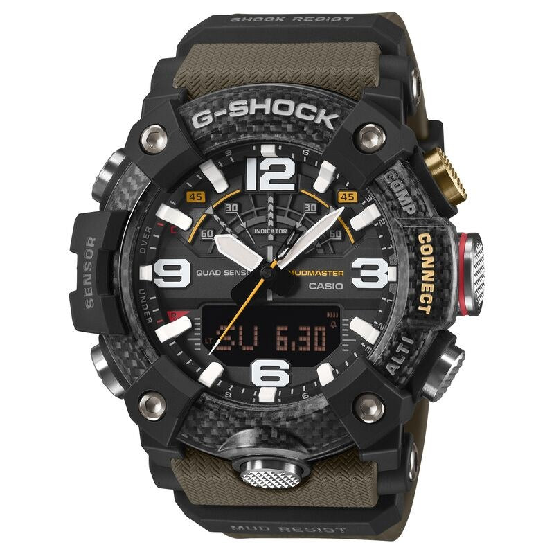 Casio G-Shock Mudmaster GGB100X-1A3 Black quartz resin watch