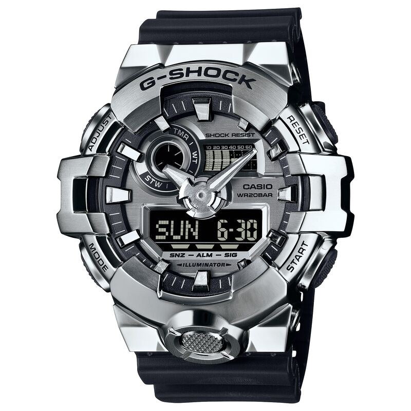 Casio G-Shock GM700-1A Black quartz resin watch