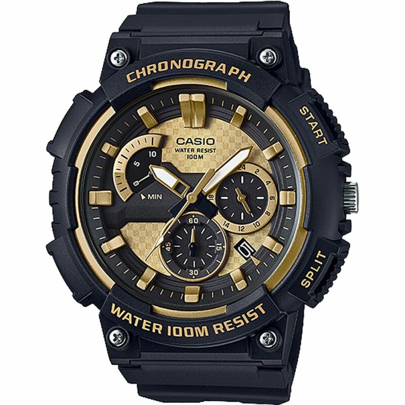Casio Classic MCW200H-9AV Black quartz resin watch