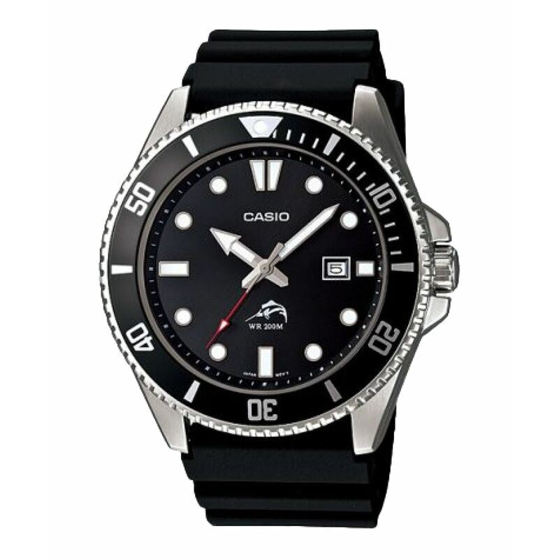 Casio Duro Dive MDV106-1AV Black quartz resin watch