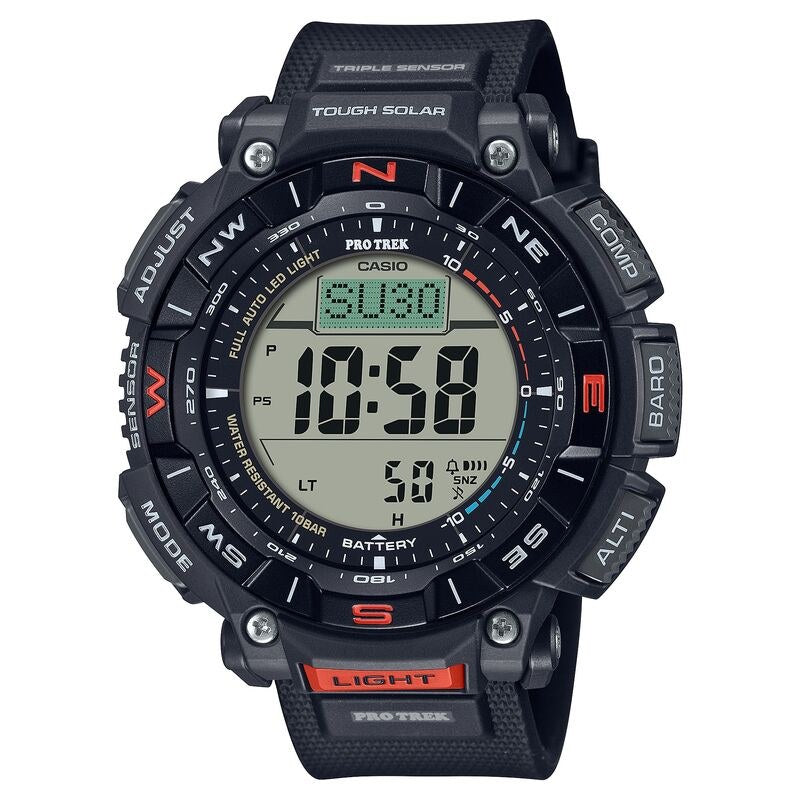 Casio Pro Trek PRG340-1 Silver quartz resin watch