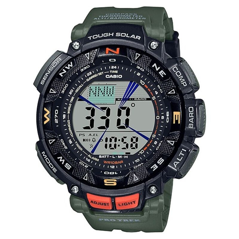 Casio Pro Trek PRG340-3 Silver quartz resin watch