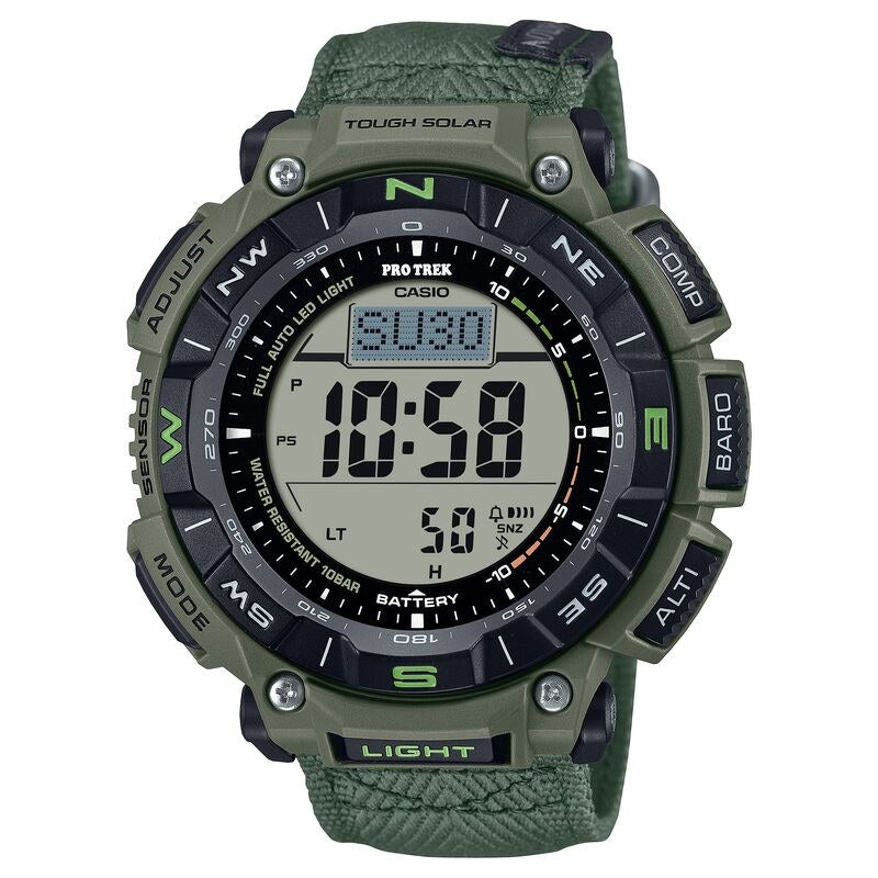 Casio Pro Trek PRG340B-3 Silver quartz resin watch