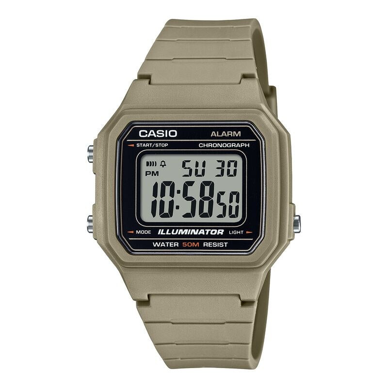 Casio Classic W217H-5AV Black quartz resin watch