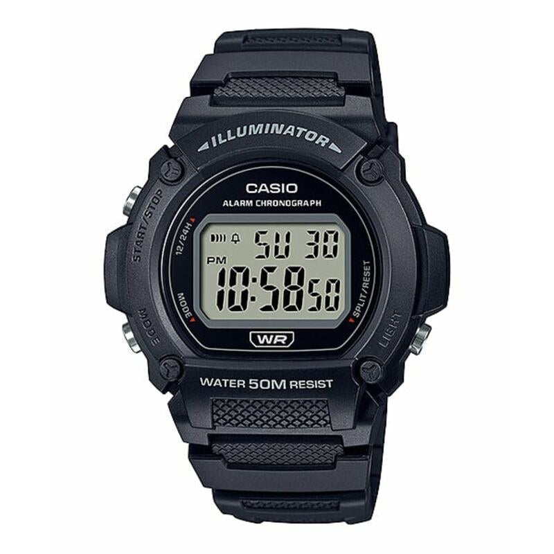 Casio Classic W219H-1AV Silver quartz resin watch