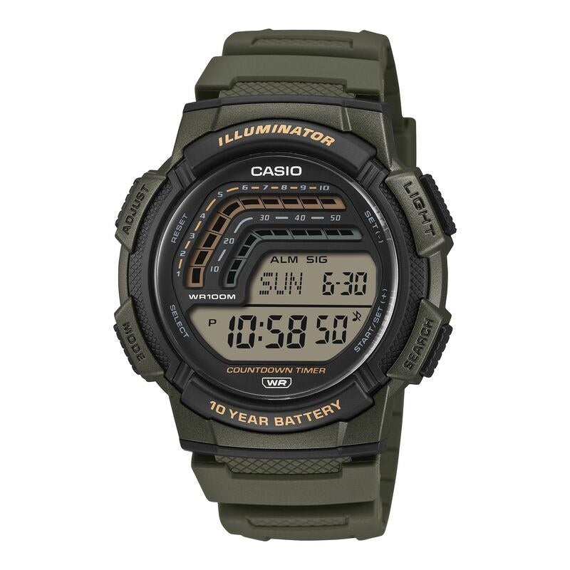 Casio Classic WS1800-3AV Grey quartz resin watch