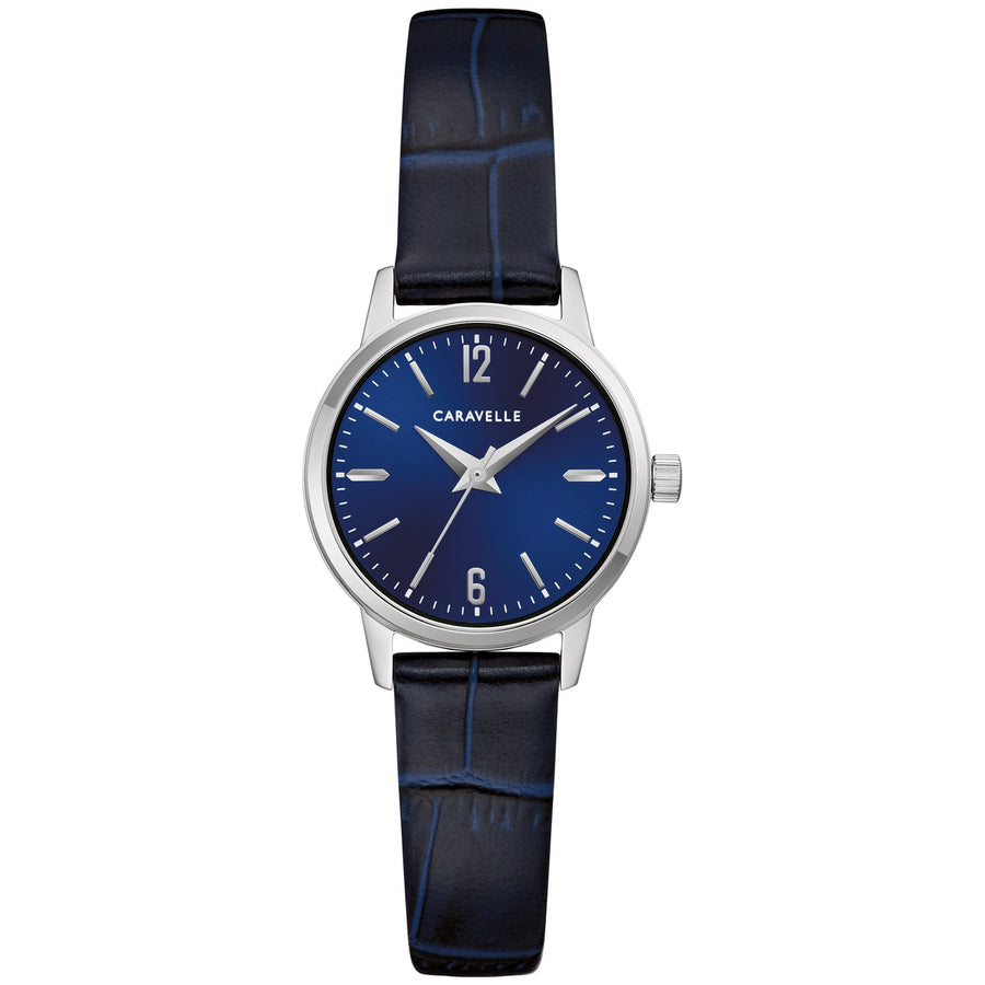 Caravelle Classic 43L229 quartz leather watch