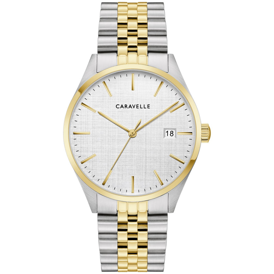 Caravelle Classic 45B163 quartz stainless steel watch