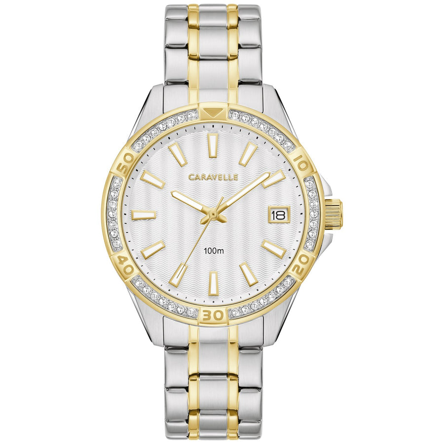 Caravelle Aqualuxx 45M120 quartz stainless steel watch